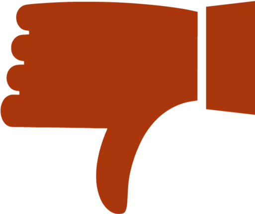 Thumbs Down Icon - Icon (750x750), Png Download