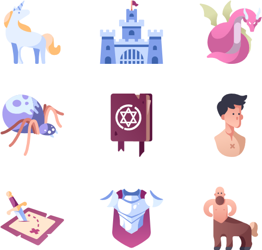 Fantasy - Fantasy Mac Icons (600x564), Png Download