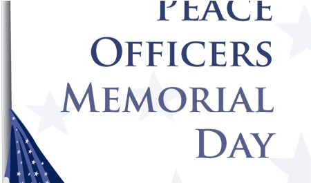 Peace Officers Memorial Day - Peace Officers Memorial Day 2018 (504x264), Png Download