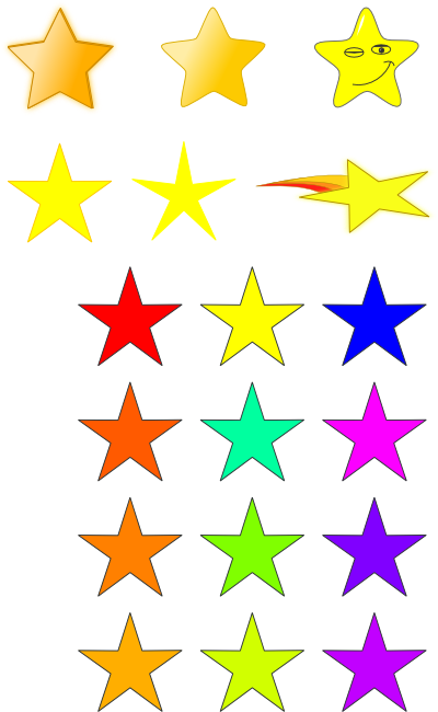 Stars Clip Art Primitives Free Clipart Images - Academy Of Holy Angels Logo (400x650), Png Download