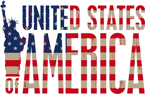United States Of America - Usa Scritta Png (490x330), Png Download