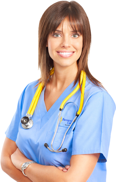 Providence-nurse - Nurse (524x790), Png Download