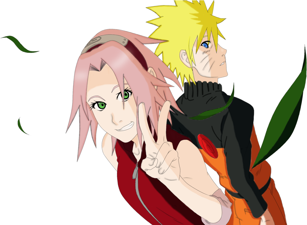 Sakura Y Naruto Png (1024x743), Png Download