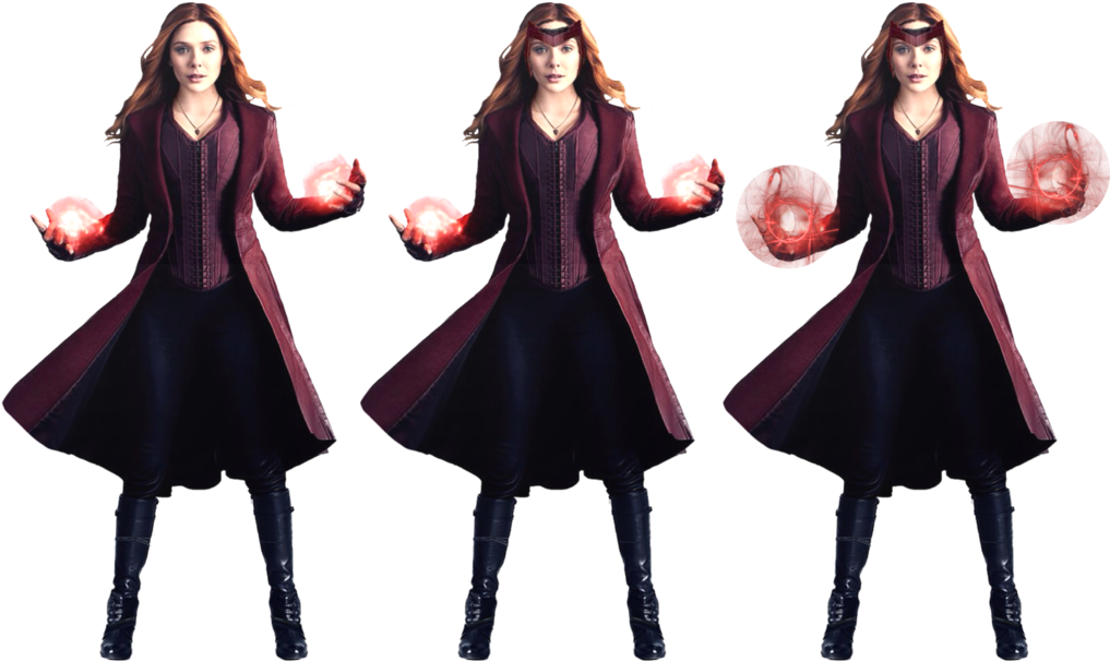 Scarlet Witch Png - Scarlet Witch Infinity War Full Body (1024x607), Png Download