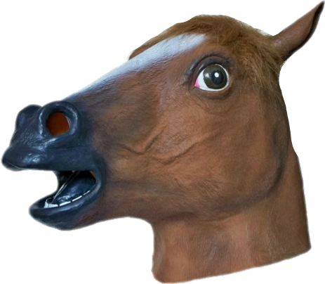 Horse Head Render (463x404), Png Download