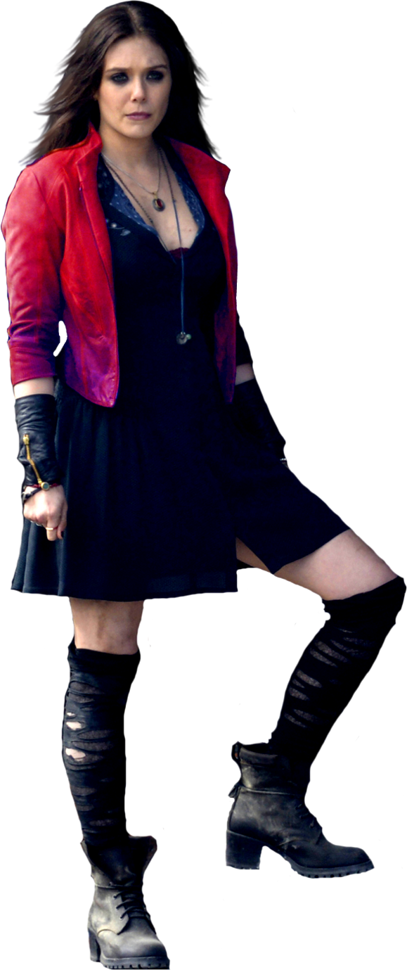 Scarlet Witch Olsen Png (579x1379), Png Download