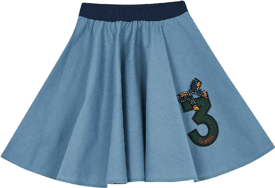 Denim Skirt (700x700), Png Download