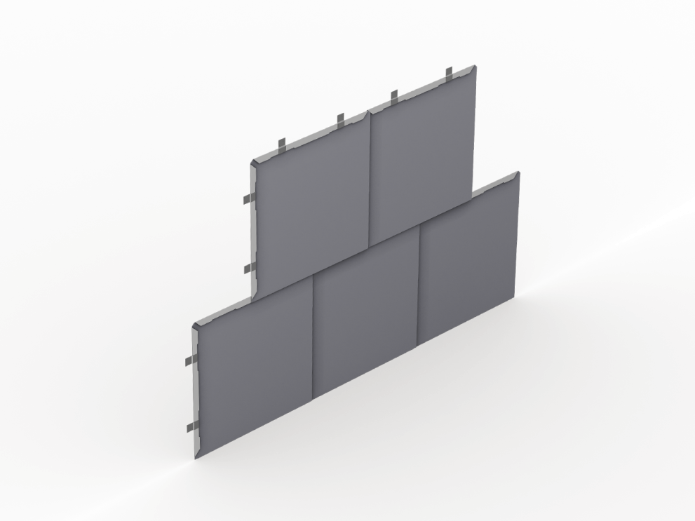 Flat Lock Tiles - Architecture (991x743), Png Download