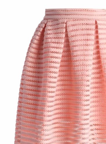 Glam Mesh Stripe Maxi Skirt - A-line (503x503), Png Download