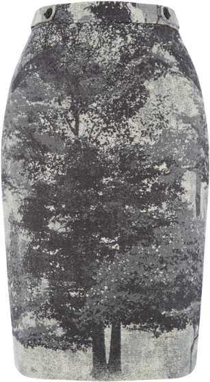 Fiorella Jacquard Skirt Fiorella Jacquard Skirt - Skirt (460x611), Png Download