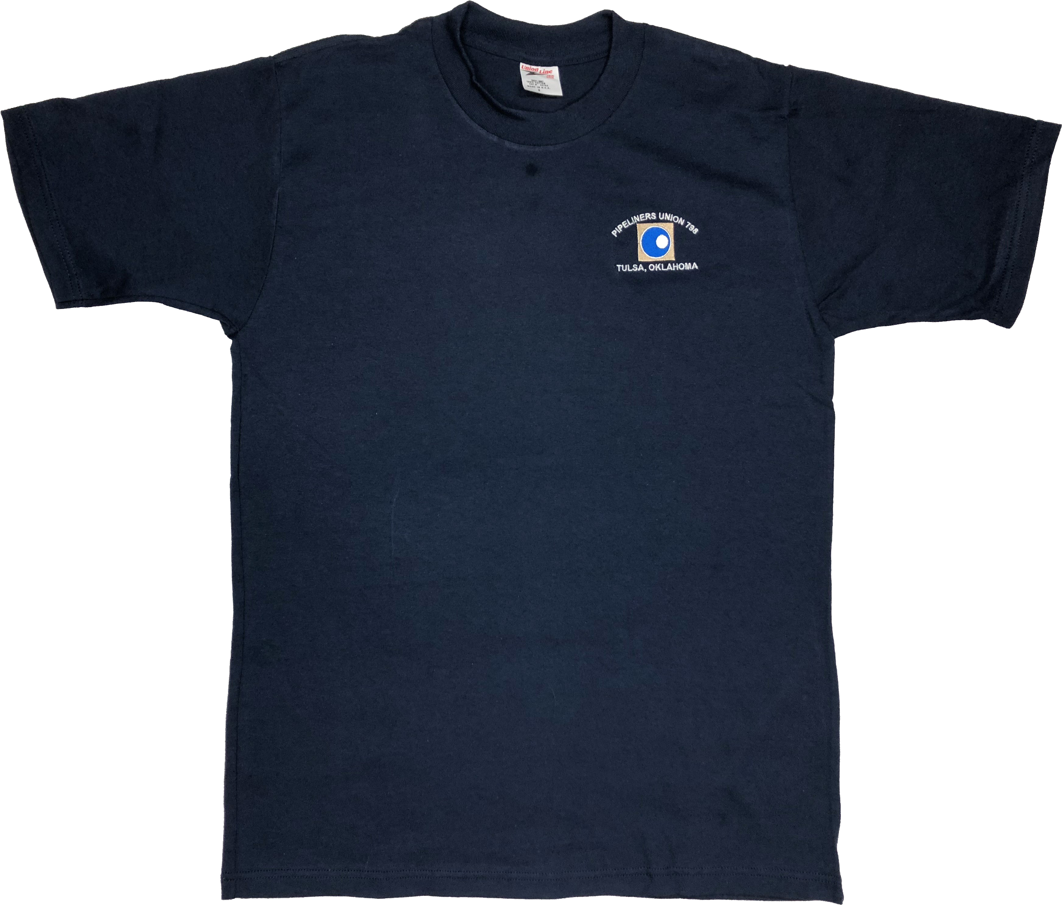 Navy T-shirt W/embroidered Logo - Chrome Hearts T Shirt Hong Kong (3680x3024), Png Download