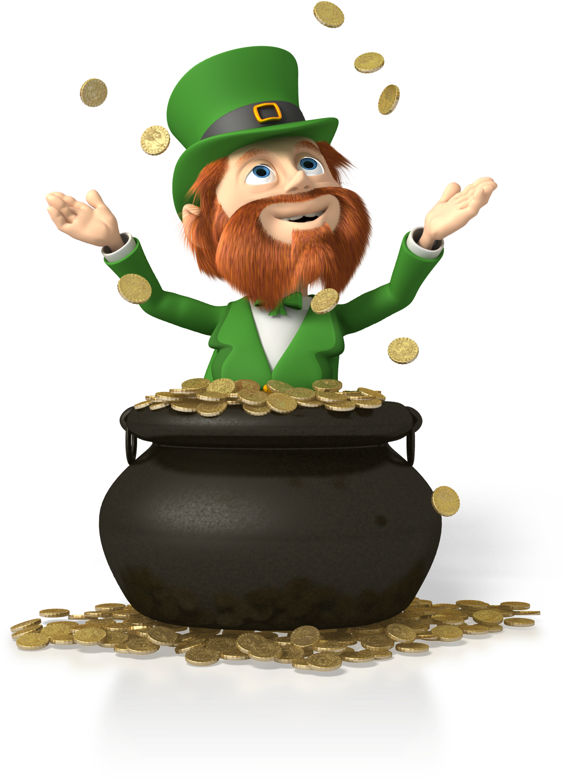Leprechaun Story, Their Main St Patrick's Day - Cartoon (300x400), Png Download