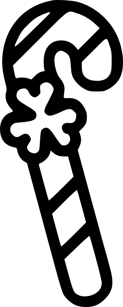 Ick Cane Walking Leprechaun Comments - Lollipop (392x980), Png Download
