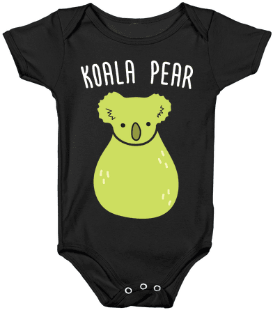 Koala Pear Baby Onesy - Crude Baby Onesies (484x484), Png Download