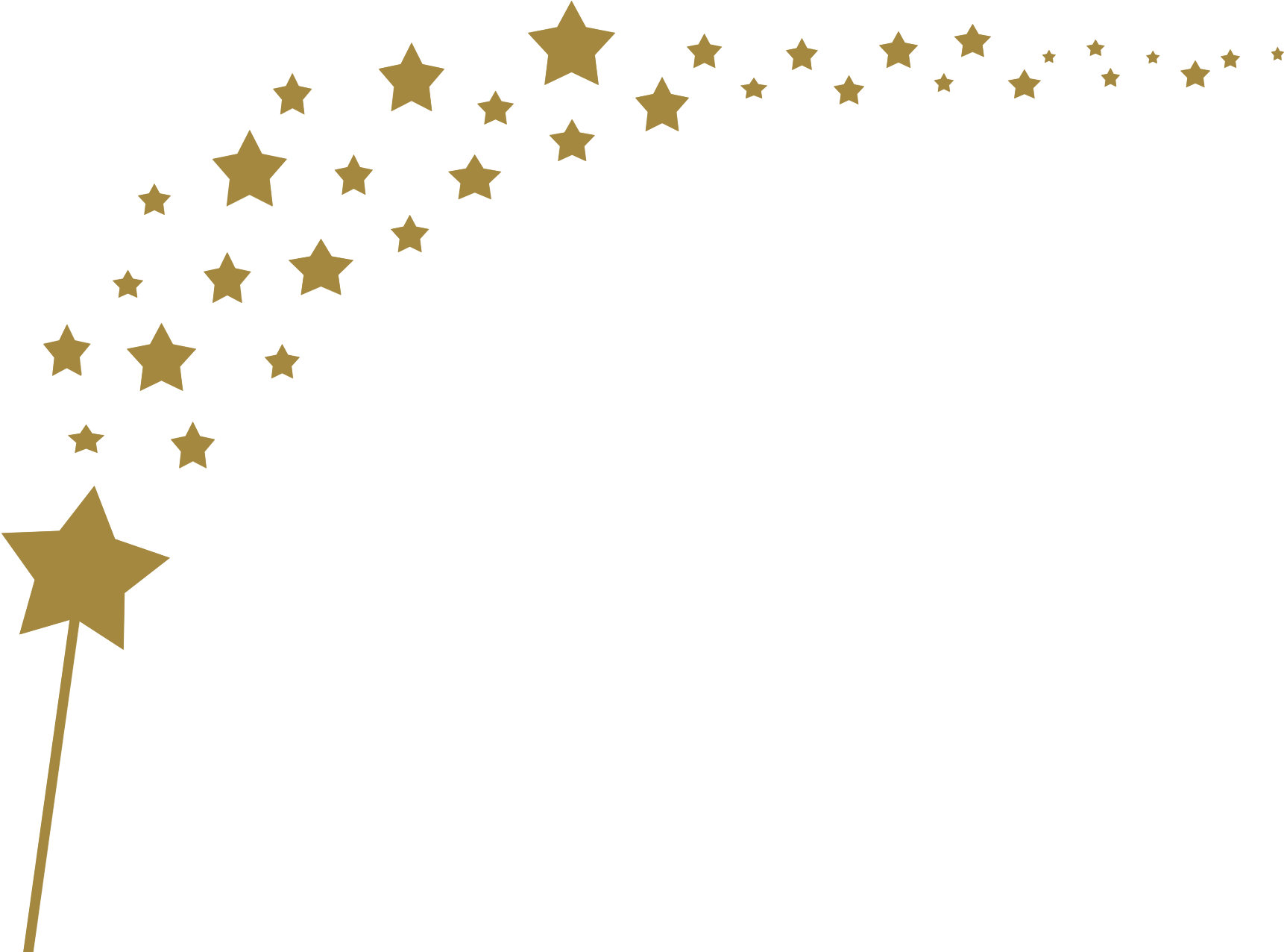 Wand Stars - Girl 4th Of July Svg (1875x1275), Png Download