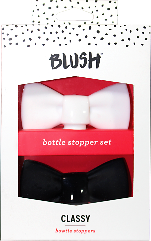 Photo Of Blush Bowtie Bottle Stoppers - Blush Confetti Glass Bottle Stopper (1000x1000), Png Download