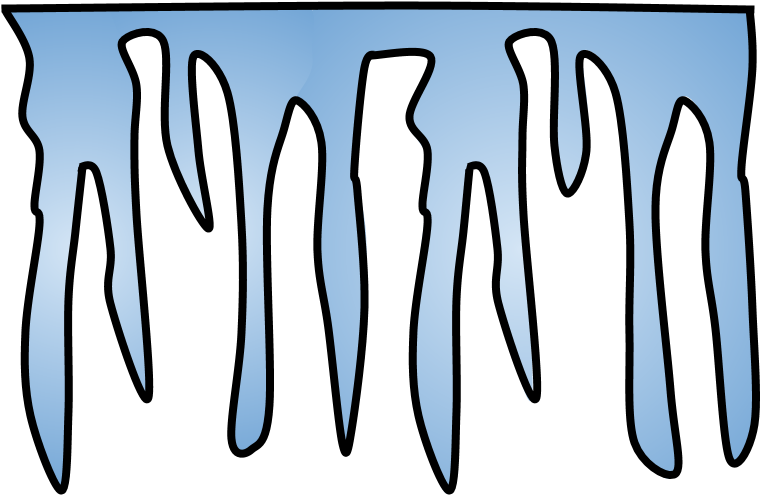 Icicle, Light Blue, Png - Blue (816x1056), Png Download