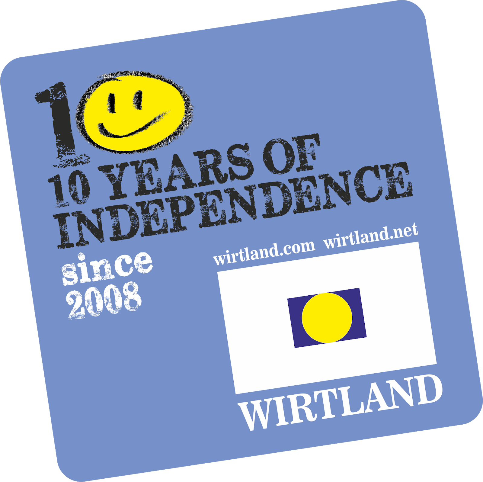 Happy Anniversary Wirtland Celebrates 10 Years - Funny Racing Saying Round Ornament (1600x1596), Png Download