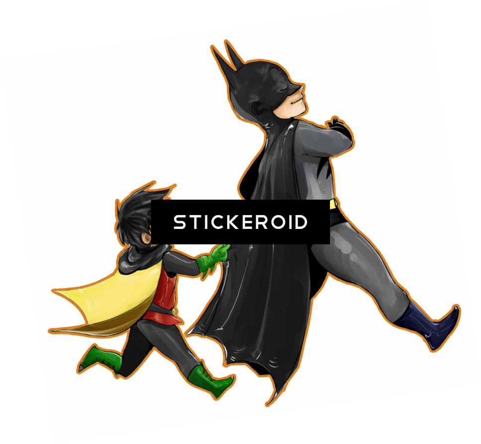 Batman And Robin - Portable Network Graphics (968x894), Png Download