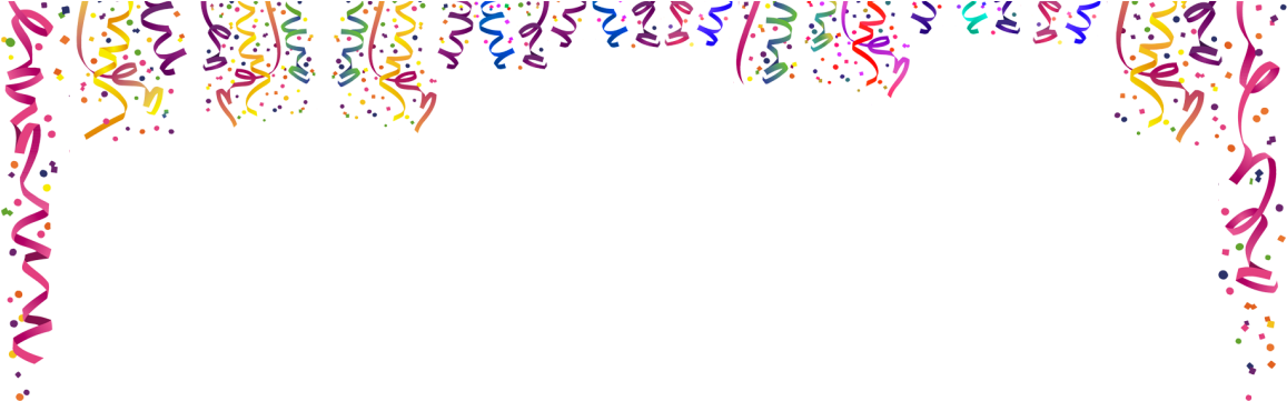 Confetti Holidays - Happy Birthday Banner Png (1213x360), Png Download