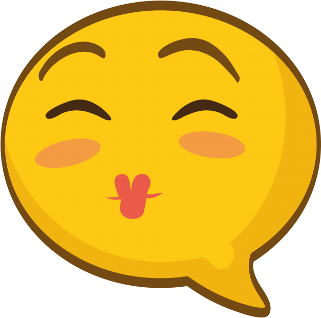 Speech Bubble Emoji - Хихи Png (866x650), Png Download