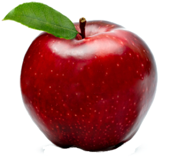 Apple With White Background (428x428), Png Download