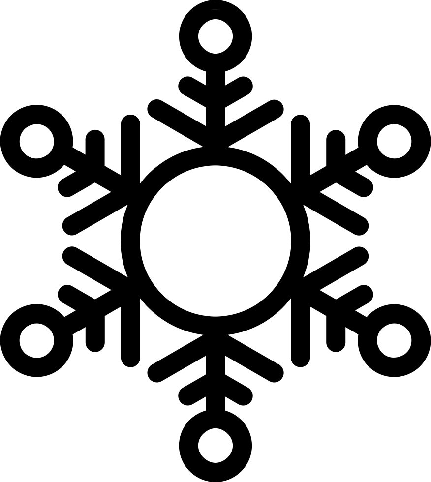 Png File - Light Blue Snowflake Png (876x980), Png Download