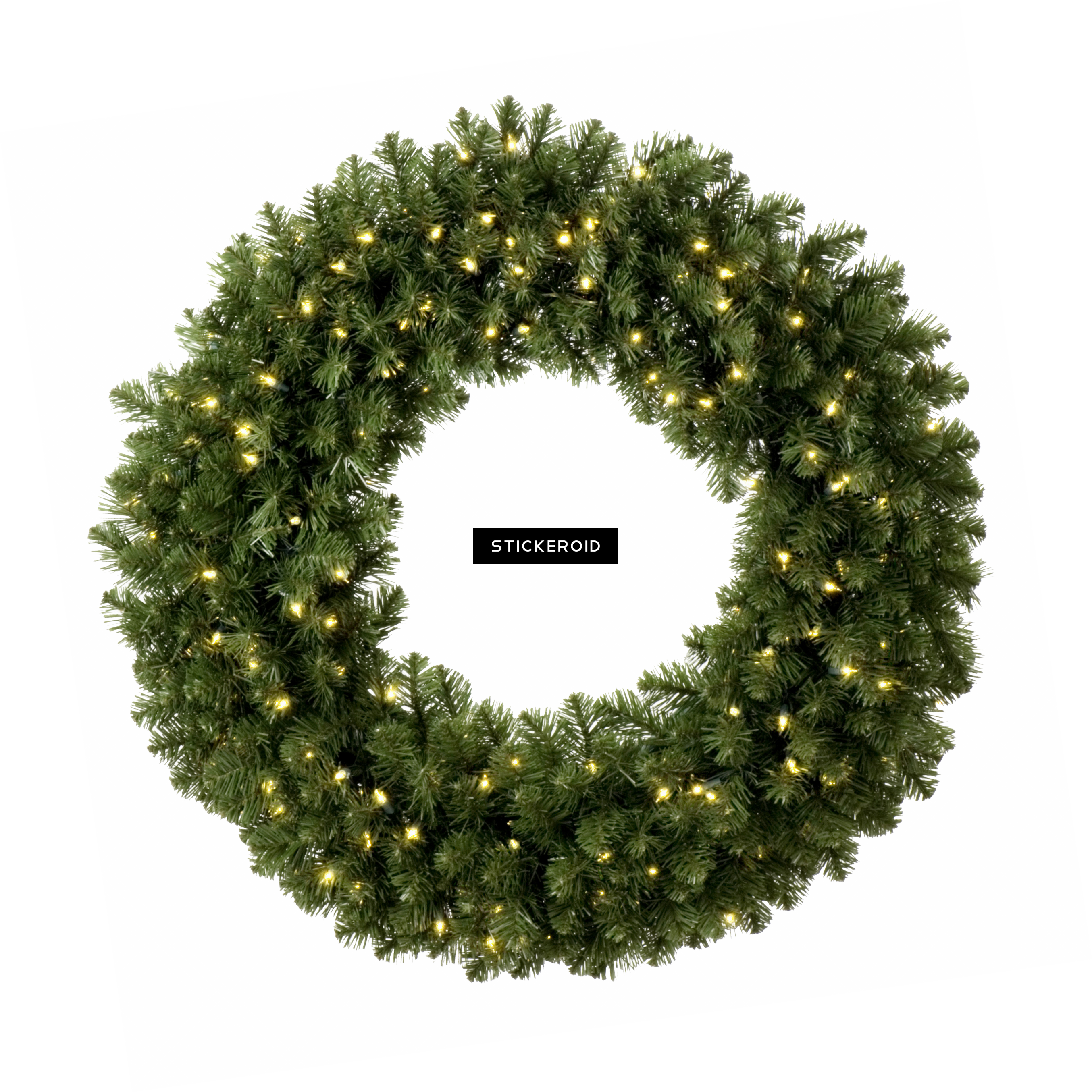 Christmas Wreath (2709x2710), Png Download