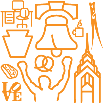All Cic Icons Philly Square - Love Sculpture (376x376), Png Download