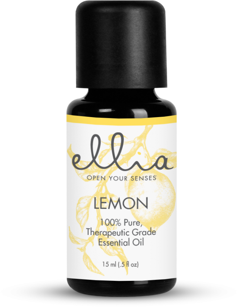 Ellia Lemon Essential Oil 15ml Bottle - Ellia Essential Oils (1100x1100), Png Download