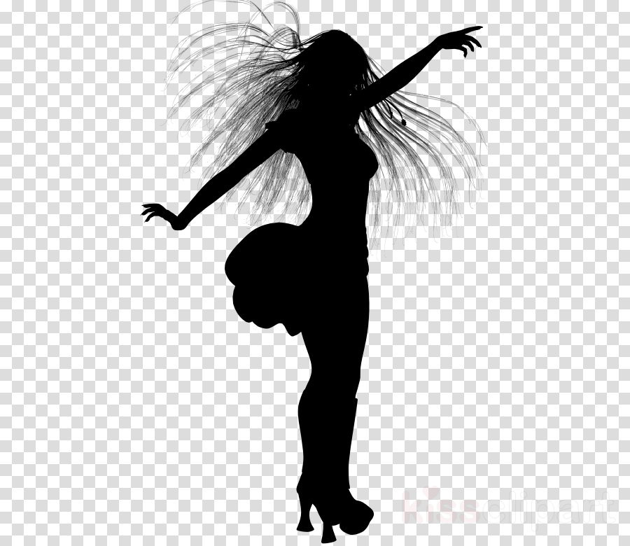 Download Transparent Woman Silhouette Silhouette Png - Silhouette Png Ballerina (900x780), Png Download