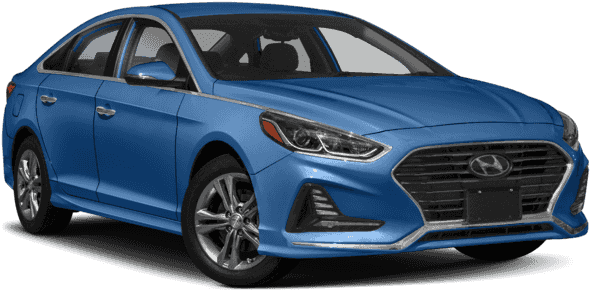 New 2018 Hyundai Sonata Se - Audi A7 2018 Black (640x480), Png Download