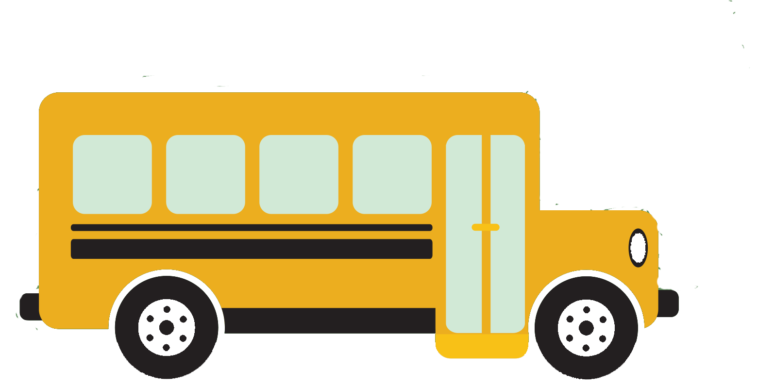 School Bus Illustration - School Bus Transparent Background (1617x1202), Png Download