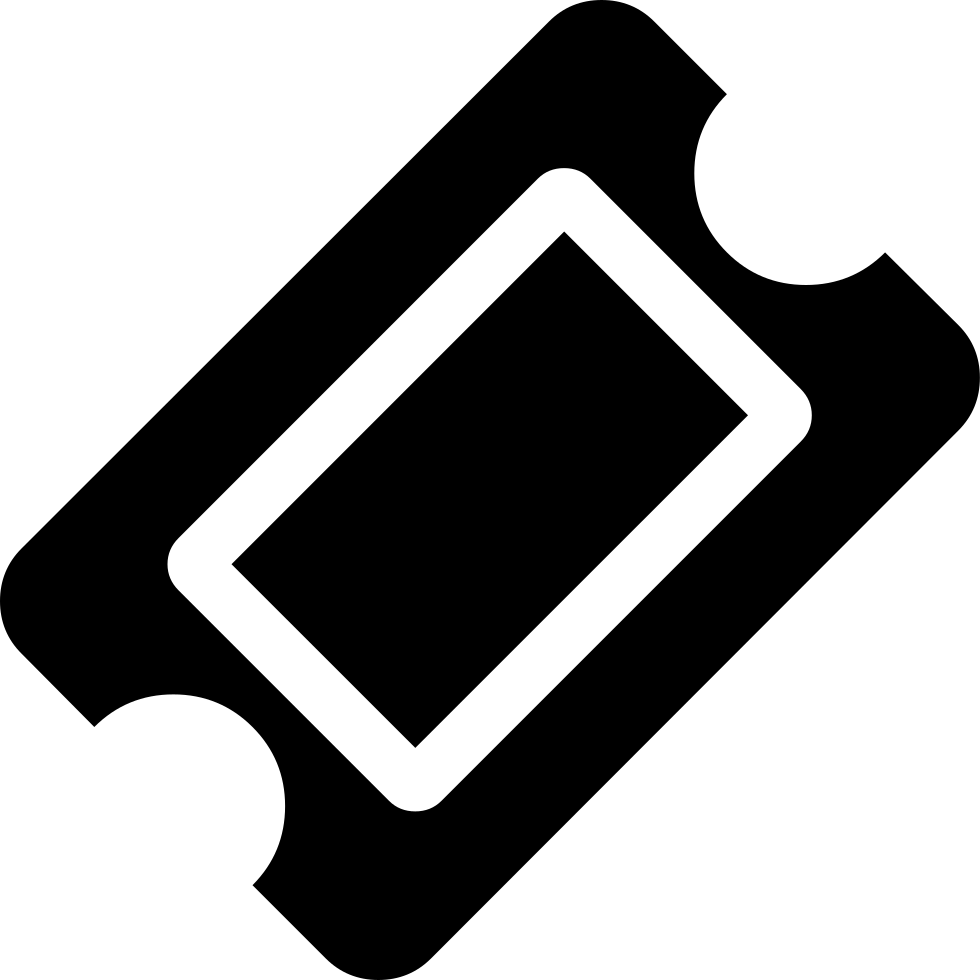 Png File - Ticket Icon Font Awesome (980x980), Png Download