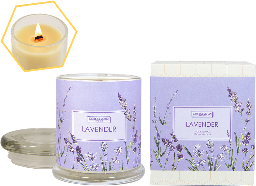 Lavender Jar Candle - Candle (1000x1000), Png Download