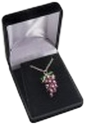 Grape Cluster Necklace - Grape Bunch Earrings (400x400), Png Download