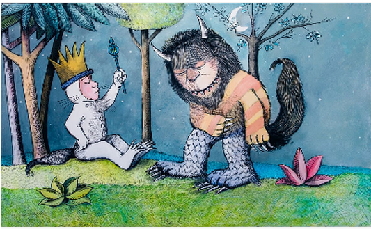 Where The Wild Things Are Painting - Painting (532x399), Png Download