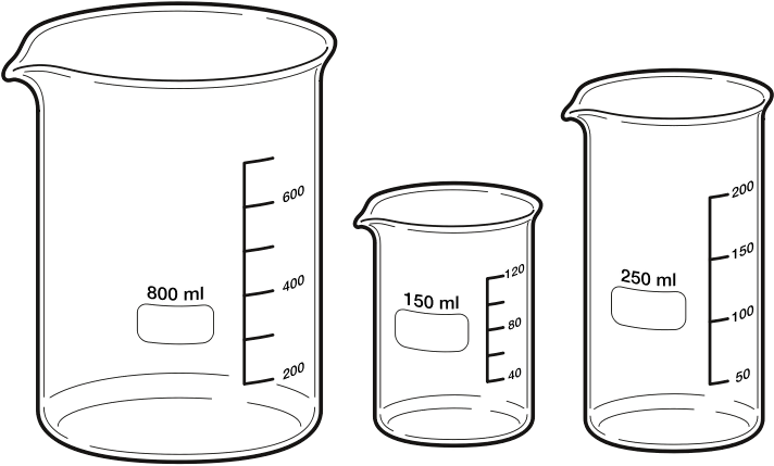 Beaker - Beaker Laboratory Apparatus Drawing (800x484), Png Download