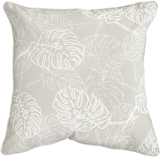 22665c Palm Leaves - Palm Leaves Cushion (550x550), Png Download