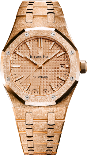 Frosted Gold Selfwinding - Royal Oak Frosted Gold (400x542), Png Download