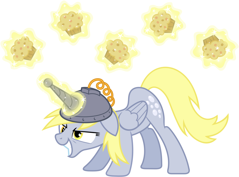 087 Derpy Hooves 02 By Zutheskunk-d4opill - Artificial Horn Mlp (1024x763), Png Download