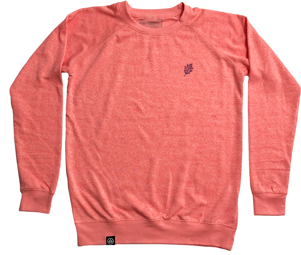 "oak Leaf" Cotton Candy Women's Snowflake Terry Crew - Funny Sweatshirts (1024x1024), Png Download