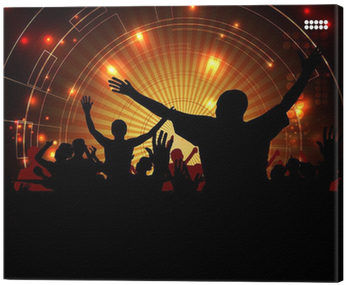 Crowd Of Dancing People - Music (400x400), Png Download