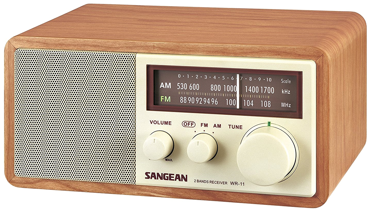Vintage Radio Png Image - Sangean Wr 11 Am Fm Table Top Radio (1024x606), Png Download