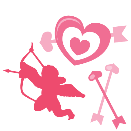 Cupid Set Svg Cutting Files For Scrapbooking Valentines - Scalable Vector Graphics (432x432), Png Download
