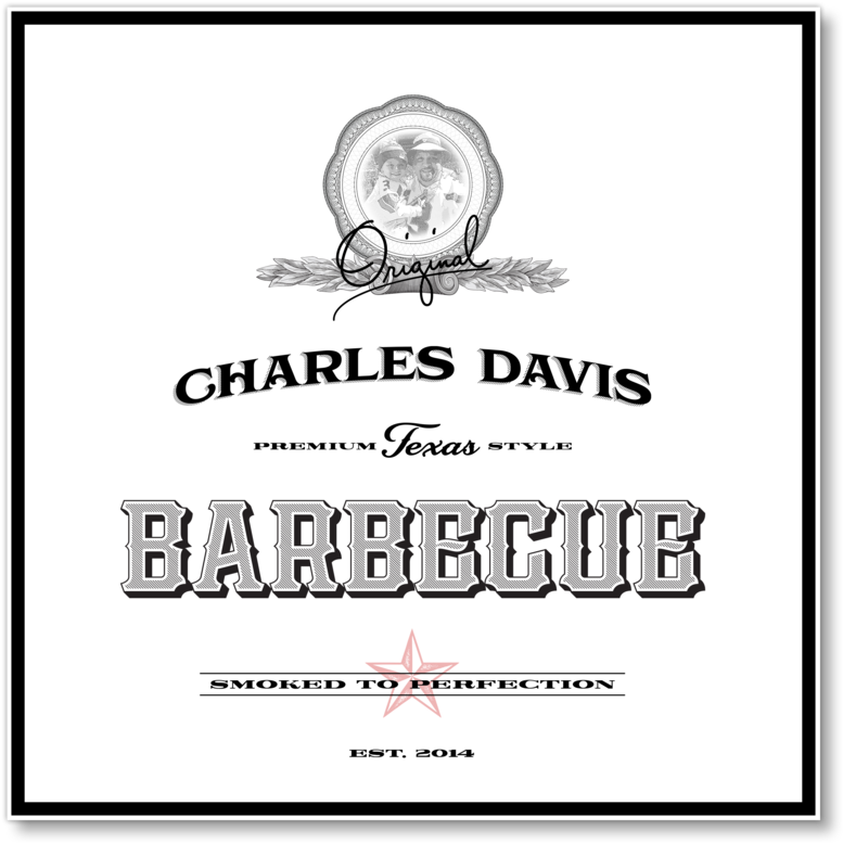 Charles Davis Texas Bbq [png] Logo V30 [steak Rub] (1000x1000), Png Download