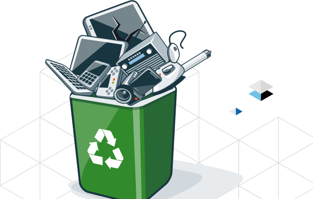 Banner Img - Electronic Recycling (645x412), Png Download