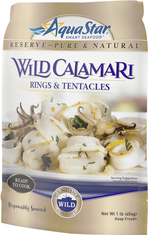 Rings & Tentacles - Aqua Star Reserve Calamari, Rings & Tentacles - (900x1097), Png Download