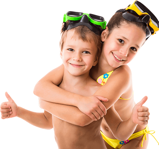 View Our Galleries - Pool Png Kid (560x526), Png Download