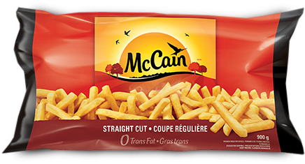 Mccain Straight Cut Fries (460x400), Png Download